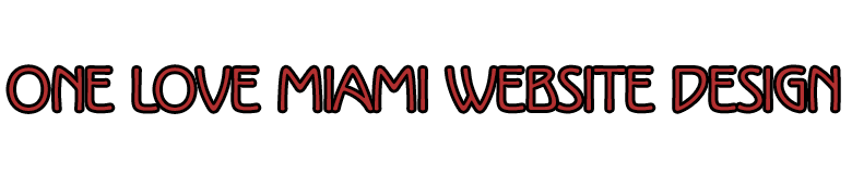 One Love Miami Website Design